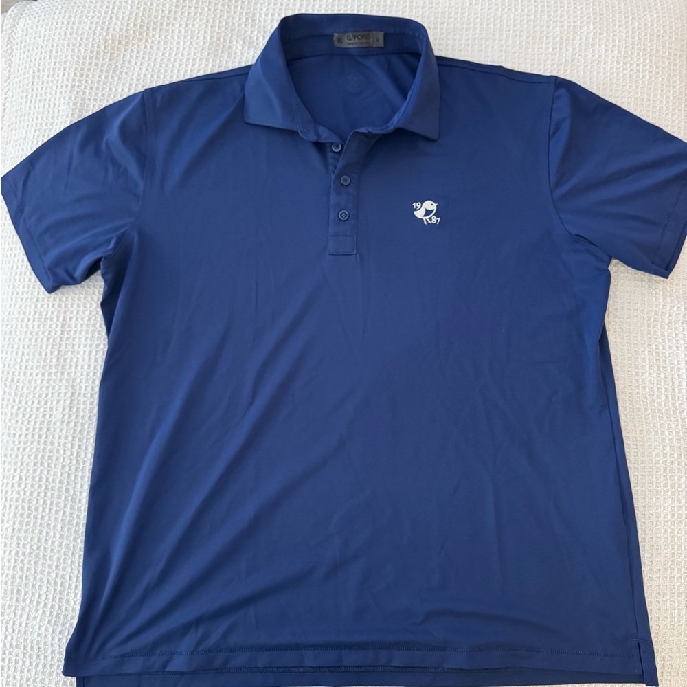 G-Fore Nemacolin Embroidered Men's Blue Polo Shirt
